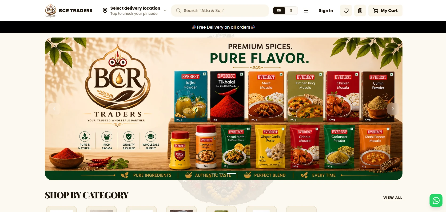 BCR Traders website designed and built by Crayora