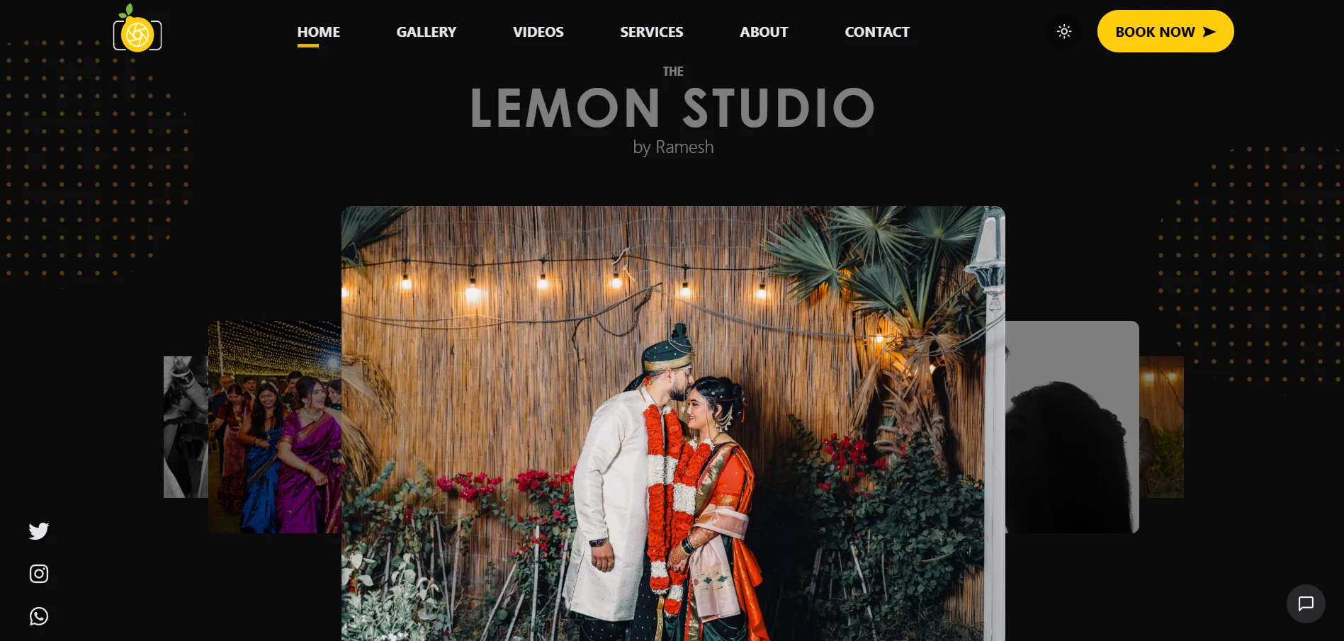Lemon Studio website designed and built by Crayora